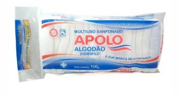 APOLO ALGODAO 100G SANFONADO  ZIPLOCK