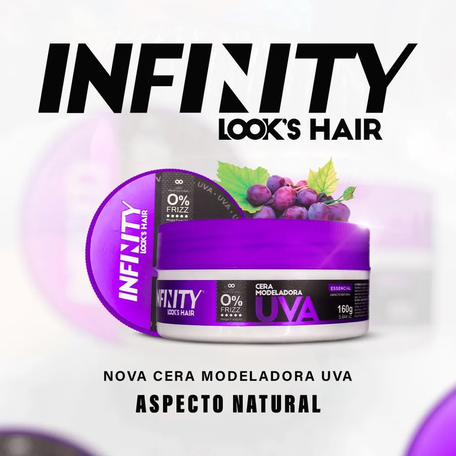 INFINITY CERA MODELADORA 160G UVA ESSENCIAL