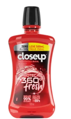 CLOSE UP  ANTI BUCAL L500 P350ML RED HOT FRESH