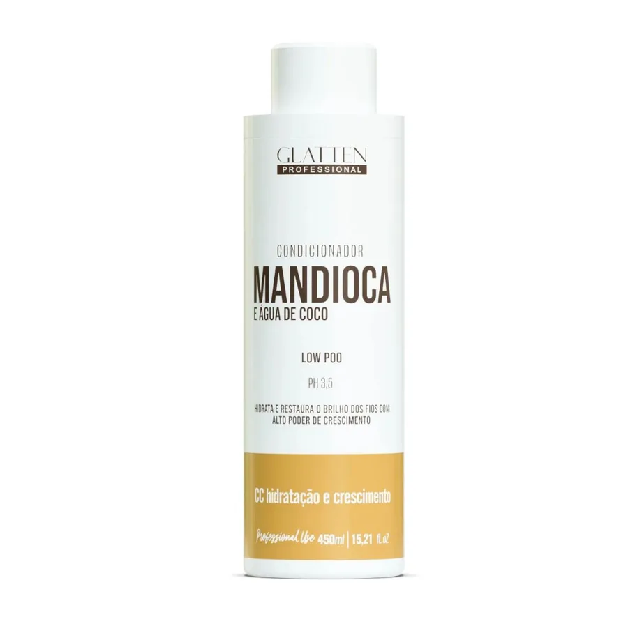 GLATTEN COND 450G MANDIOCA E AGUA DE COCO