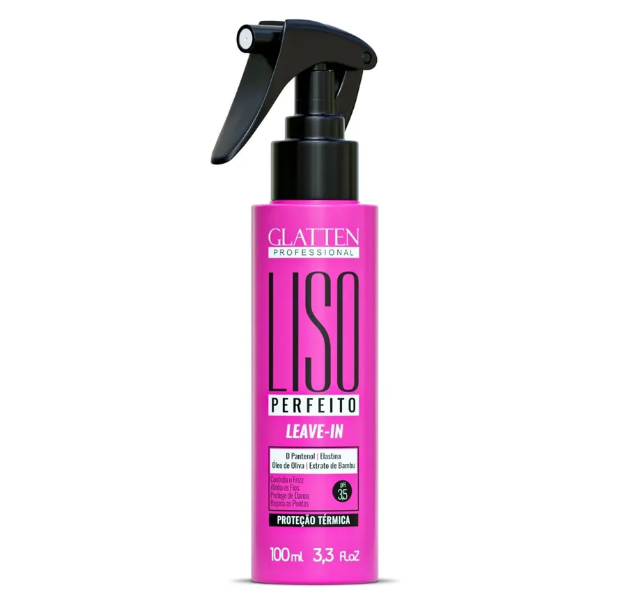 GLATTEN LEAVE-IN 200ML LISO PERFEITO