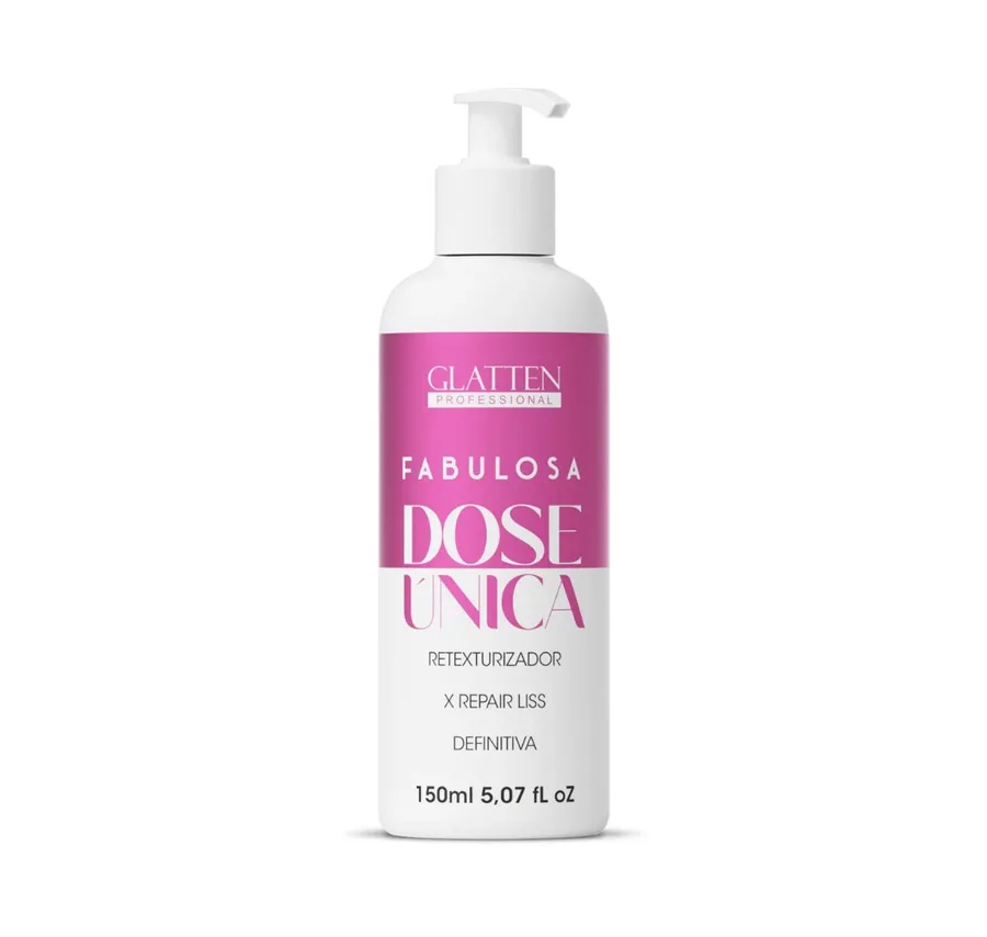GLATTEN ESCOVA 150ML FABULOSA DEFINITIVA DOS UNICA
