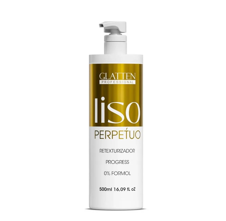 GLATTEN ESCOVA 500ML LISO PERPETUO RETEXTURIZADOR