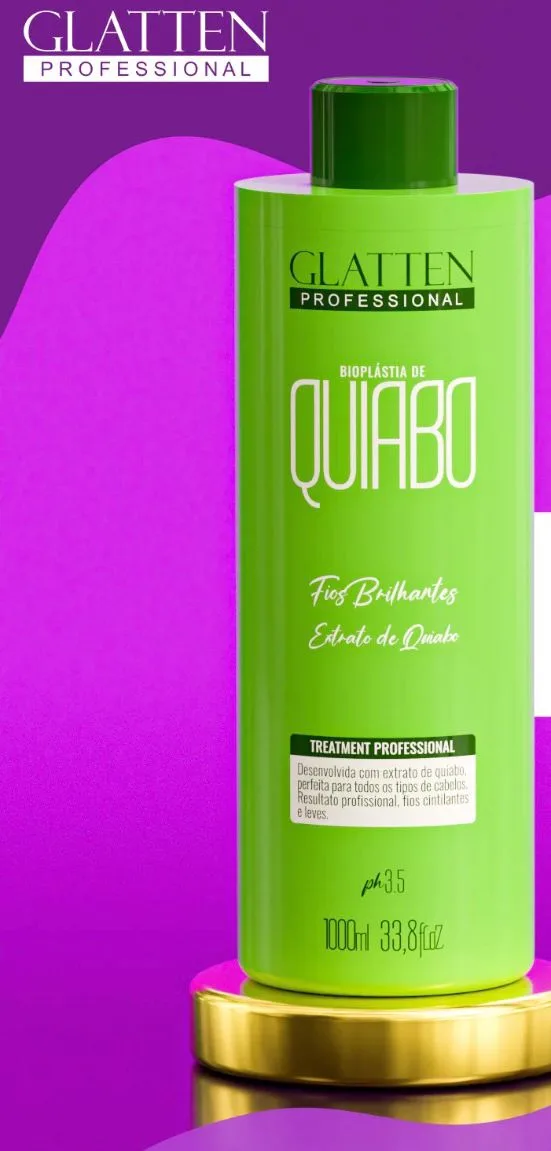 GLATTEN ESCOVA 1L ALOE OKRA
