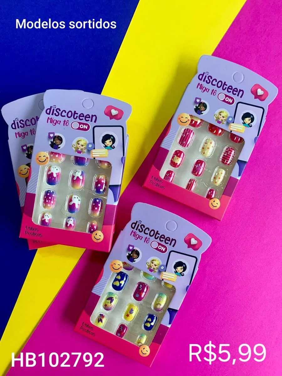 DISCOTEEN ESTOJO UNHAS MODELOS SORTIDOS HB102792
