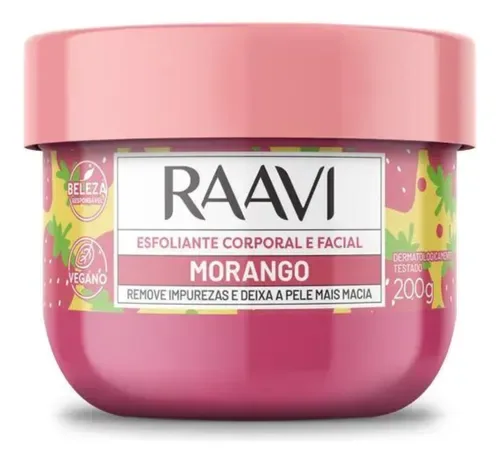 RAAVI CR CORPORAL E FC 200G MORANGO