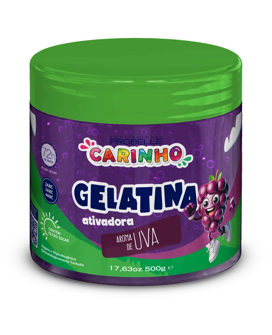 PROBELLE GELATINA ATIV. 500G UVA CARINHO