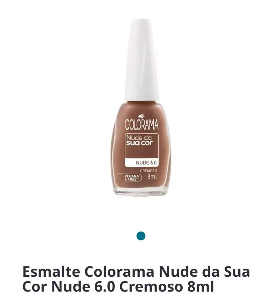 COLORAMA ESM 8ML NUDE DA SUA COR 6.0