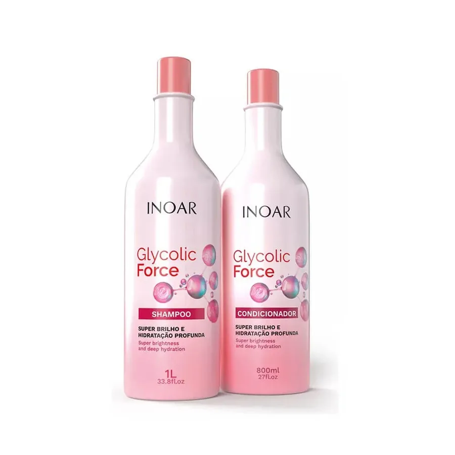 INOAR KIT 800ML SH+COND GLYCOLIC FORCE