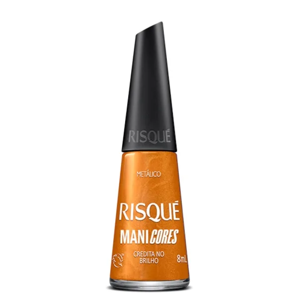 RISQUE ESM 8ML MANICORES MT CREDITA NO BRILHO