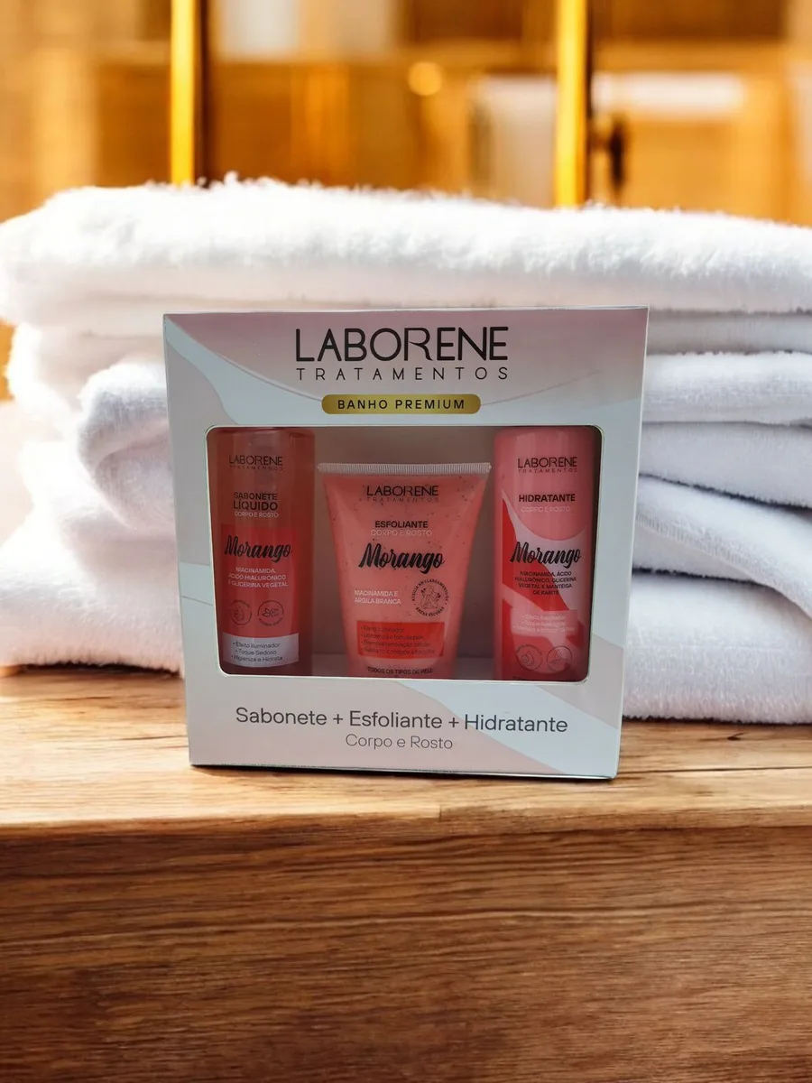 LABORENE KIT 3 SAB+ESFO+HID MORANGO