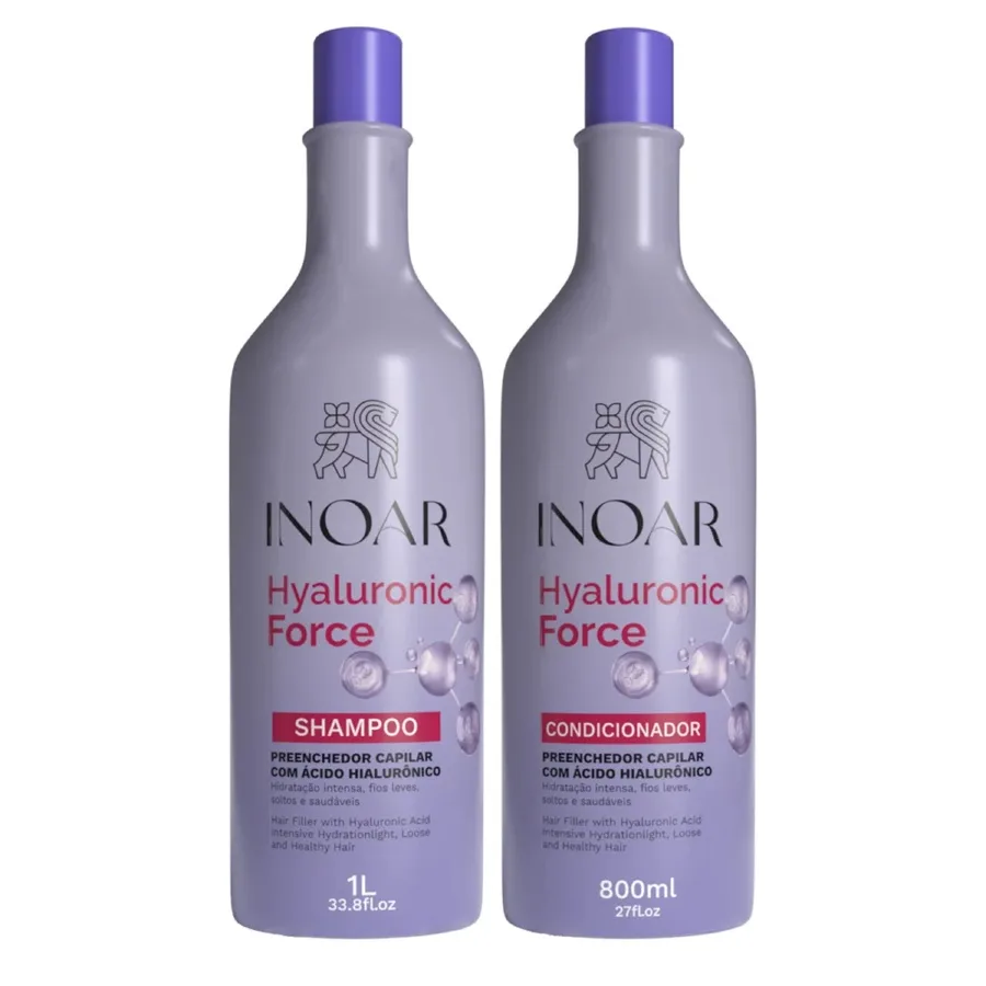 INOAR KIT 1L SH+COND 800ML HYALURONIC FORCE