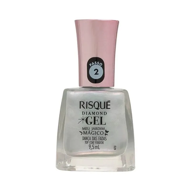 RISQUE ESM 9,5ML DIAMOND TOP COAT DANÇA DAS FADAS