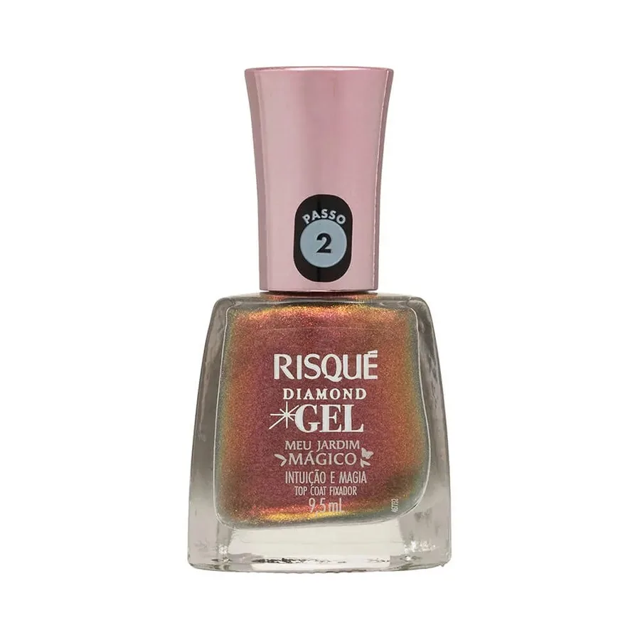 RISQUE ESM 9,5ML DIAMOND TOP COAT INTUIÇÃO E MAGIA
