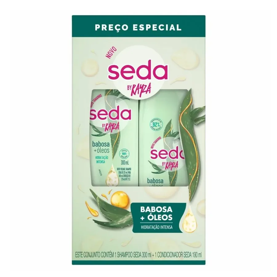 SEDA KIT SH 300ML+COND 190ML RAYZA BABOSA+OL