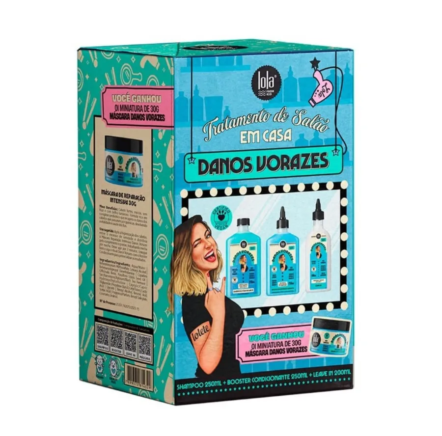 LOLA KIT SH250ML+BST250ML+LEAVE 220M DANOS VORAZES