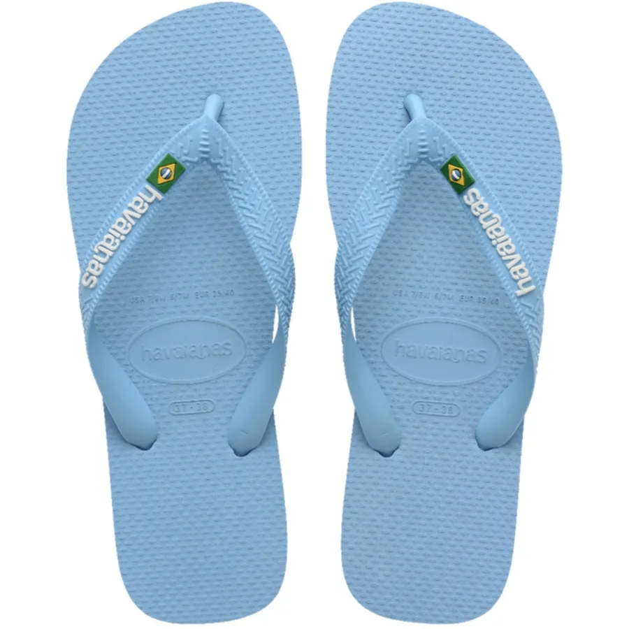 HAVAIANAS BRASIL LOGO 43/44 AZUL LAVANDA