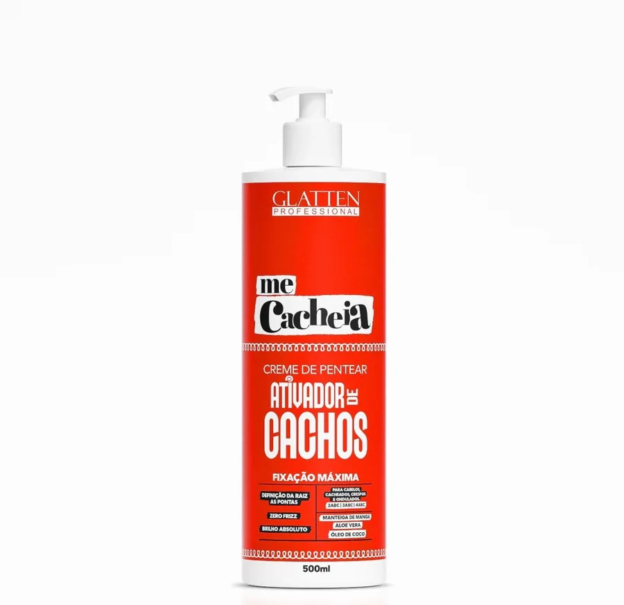 GLATTEN ATIVADOR ME CACHEIA 500ML CACHOS
