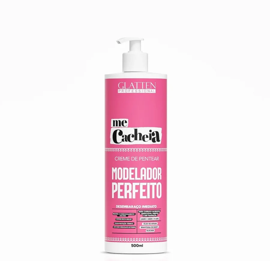 GLATTEN MODELADOR ME CACHEIA 500ML PERFEITO