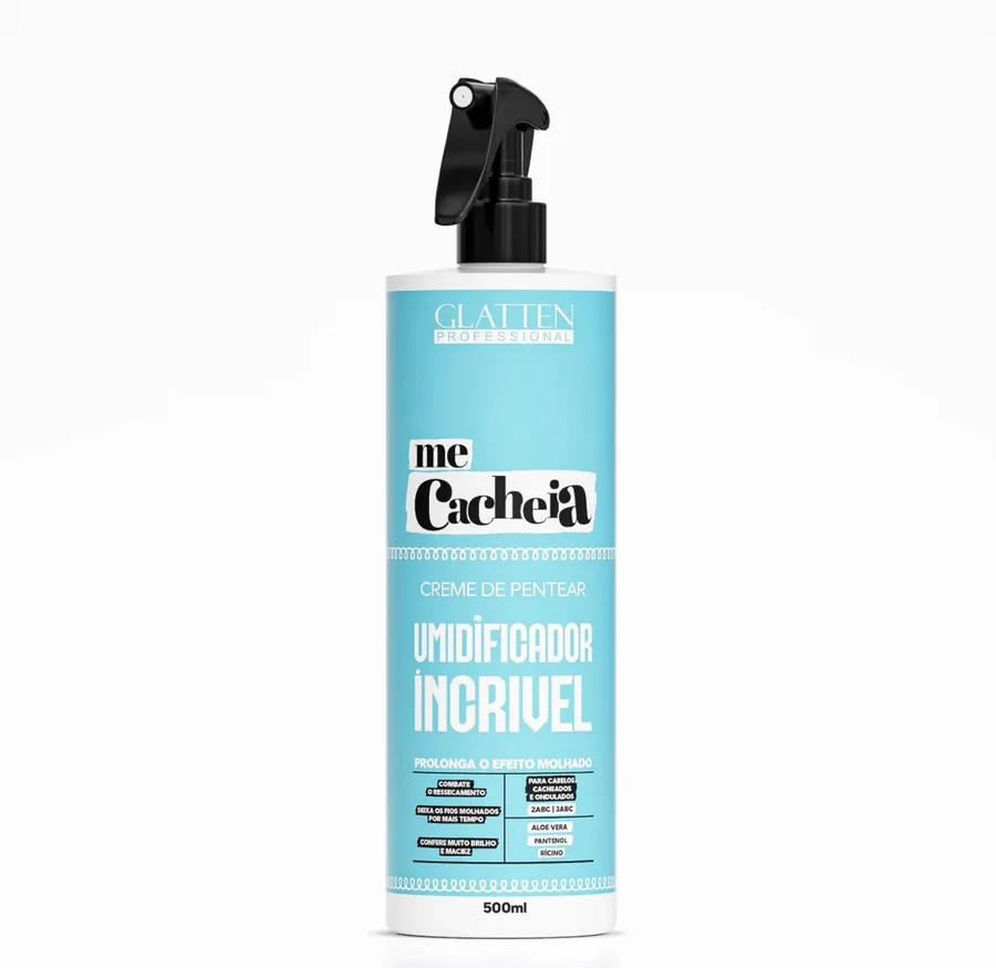 GLATTEN UMIDIFICADOR ME CACHEIA 500ML INCRIVEL