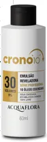 ACQUAFLORA EMULSAO CRONO 10 60ML REVELADORA 30VOL