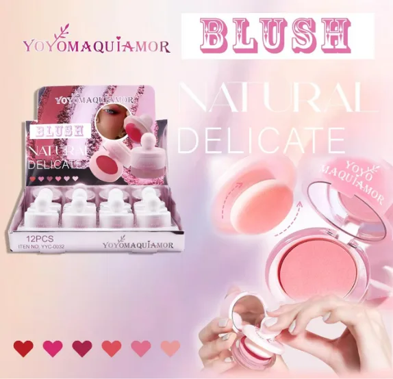 MAQUIAMOR BLUSH C/ ESPONJA YYC-0032