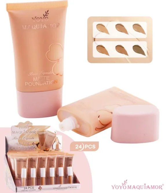 MAQUIAMOR BASE LIQ MATTE YYC-0039