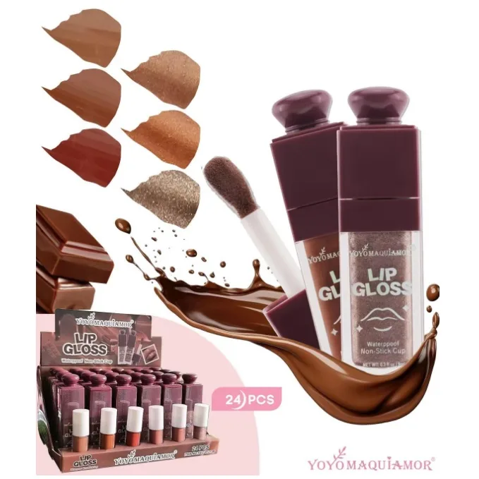 MAQUIAMOR LIP GLOSS CHOCOLATE YYC-0121-B