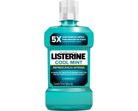 LISTERINE ANTISSEPTICO BUCAL 250ML COOL MINT