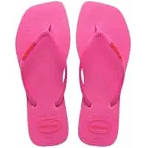 HAVAIANAS SLIM SQUARE LOGO 37/38 POPUP ROSA GUM
