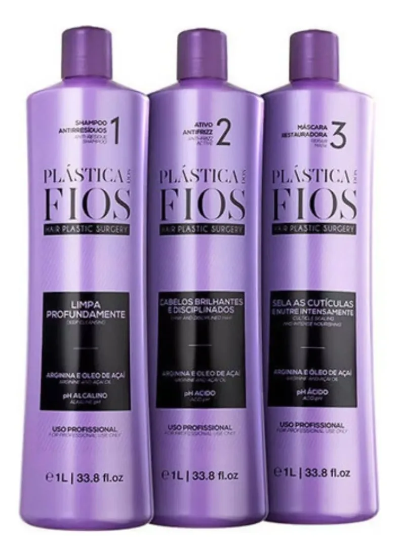 CADIVEU KIT PLASTICA DOS FIOS 1L 2X300ML
