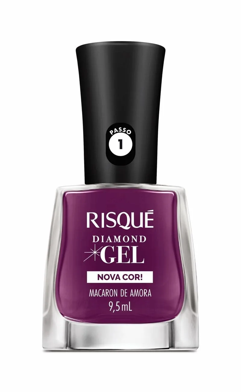 RISQUE ESM 9,5ML DIAMOND GEL MACARON DE AMORA