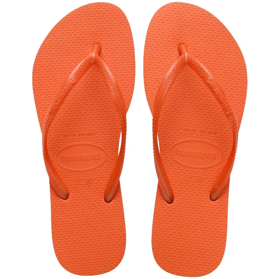 HAVAIANAS SLIM 37/38 LARANJA SUNSET