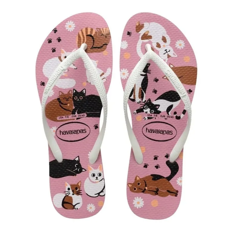 HAVAIANAS SLIM PETS 35/36 RS CHIFFON