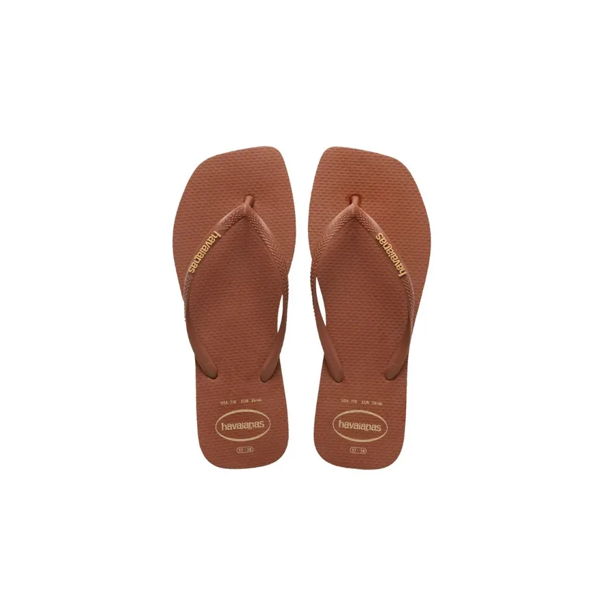 HAVAIANAS SLIM SQUARE LOGO POP-UP 35/36 FERRUGEM