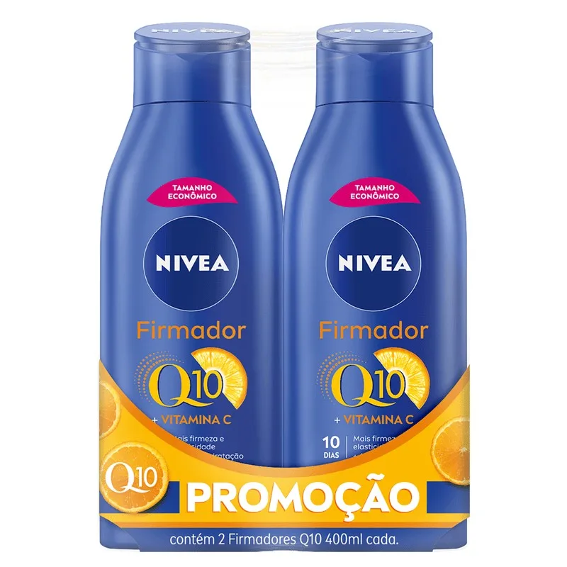 NIVEA HID 400ML FIRMADOR Q10 VIT C PELE SECA 2UN