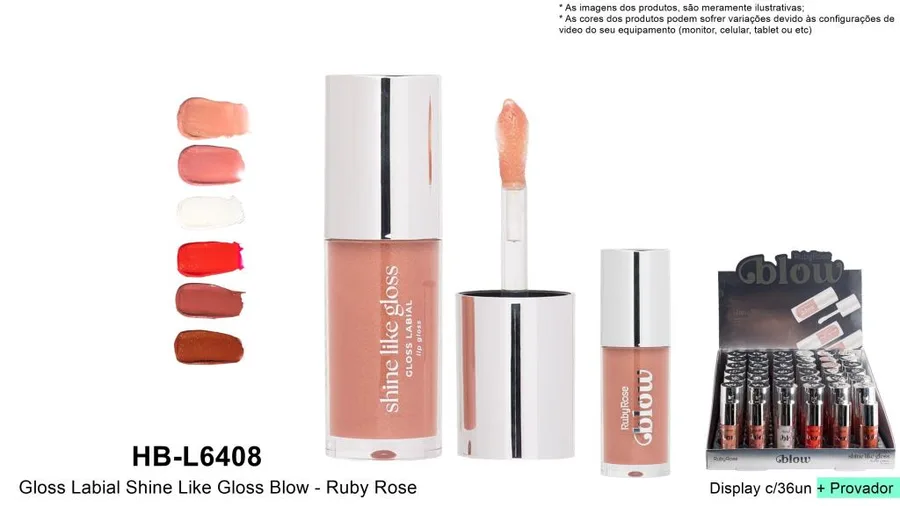 RUBY ROSE BLOW SHINE LIKE GLOSS - SB20 TALKING
