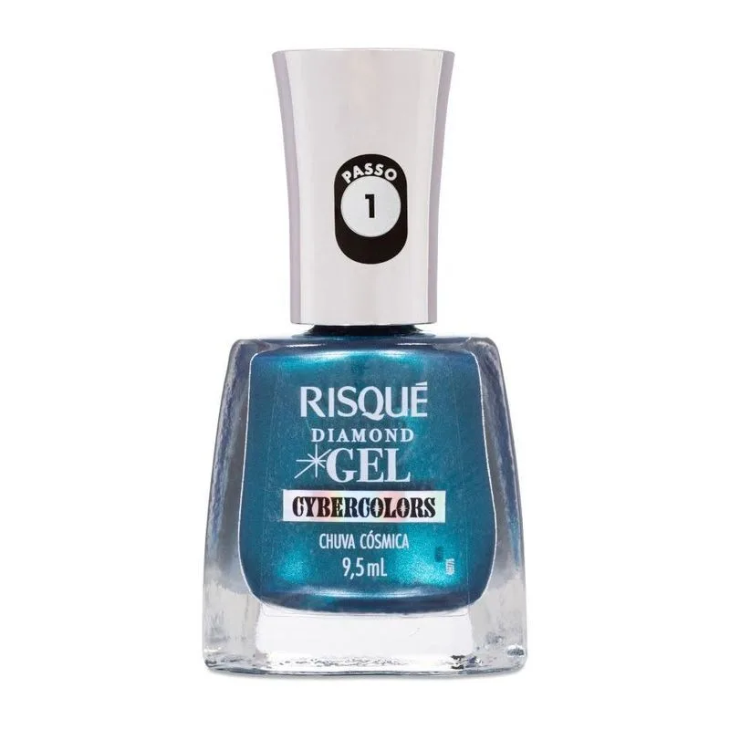 RISQUE ESM 9,5ML DIAMOND GEL CHUVA