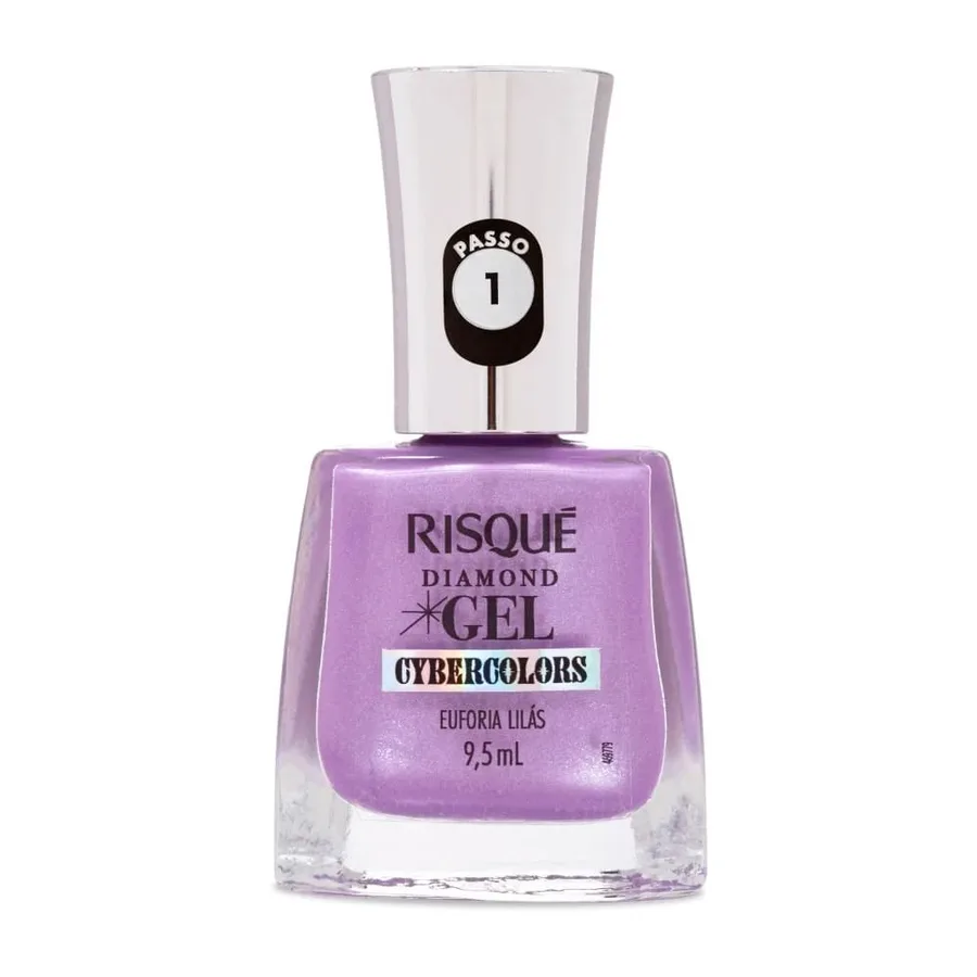 RISQUE ESM 9,5ML DIAMOND GEL EUFORIA LILAS
