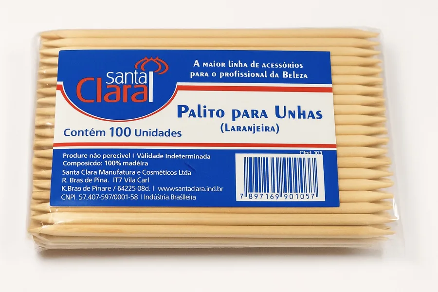 SANTA CLARA PALITO LARANJEIRA PARA UNHAS