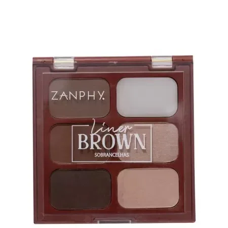 ZANPHY PALETA SOBRANCELHAS LINER BROWN 02