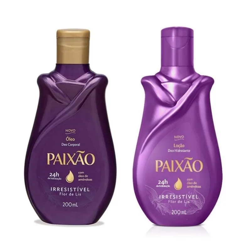 PAIXAO KIT 200ML OLEO+HIDRA IRRESISTIVEL