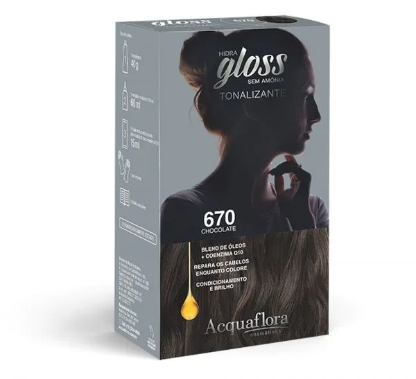 ACQUAFLORA TONALIZ 670 CHOCOLATE KIT GLOSS HID