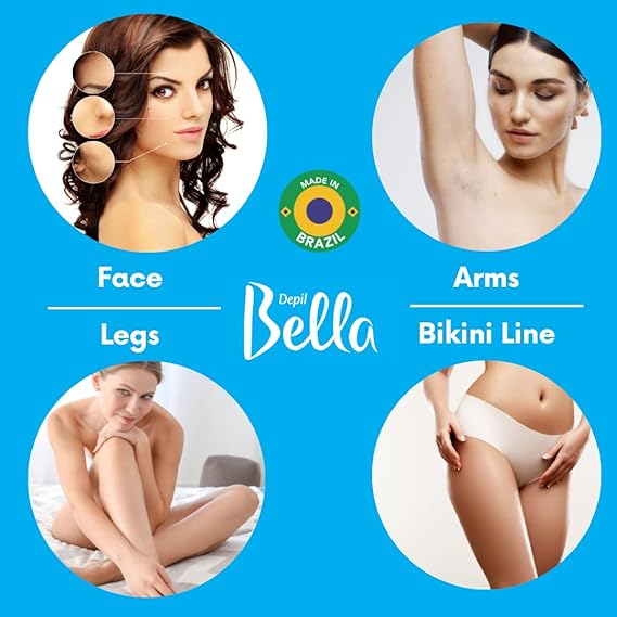 Depil Bella Cera Depilatória Chocolate Branco 800g