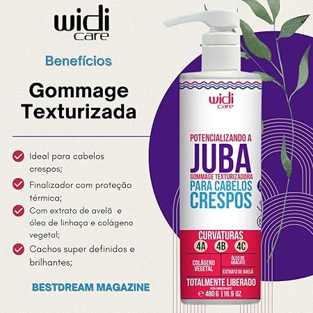 Widicare Creme Potencializando a Juba 480g