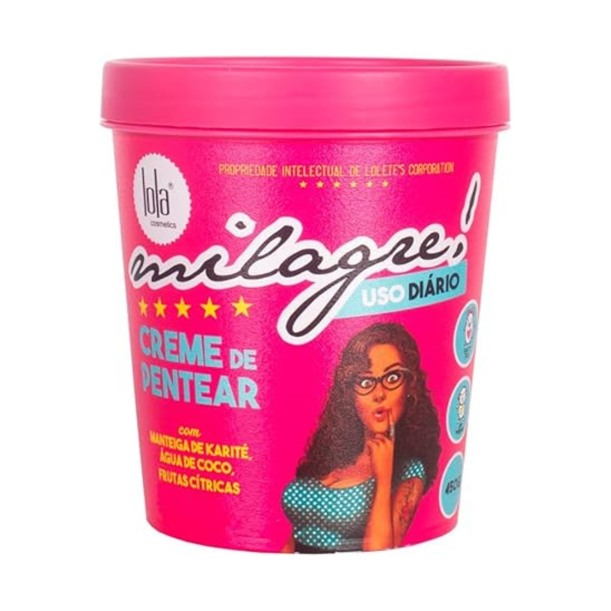 Lola Creme 450G Pent Milagre Uso Diario
