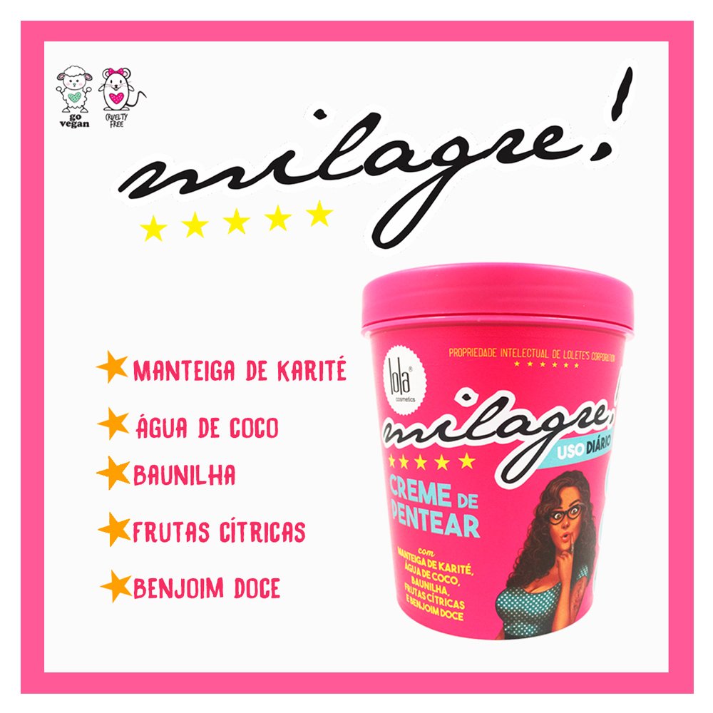 Lola Creme 450G Pent Milagre Uso Diario