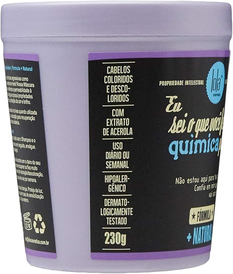Lola Máscara Química Passada 230g
