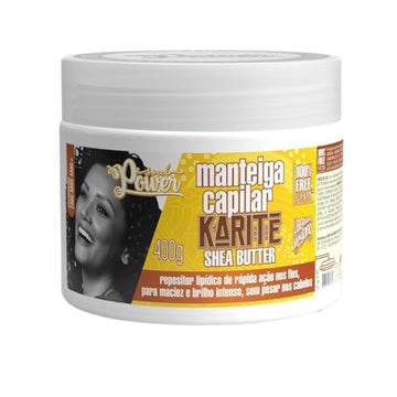 Soul Power Manteiga Capilar Karité Shea 400g