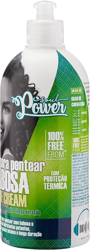 Soul Power Creme para Pentear Babosa Aloe 500ml